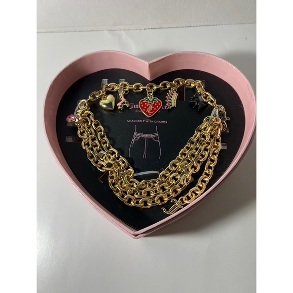 Juicy Couture gold chain belt in a box nwt - Picture 1 of 2